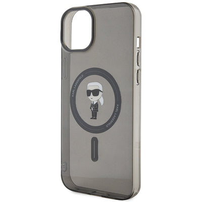 Karl Lagerfeld IML Ikonik MagSafe case for iPhone 15 Plus - black