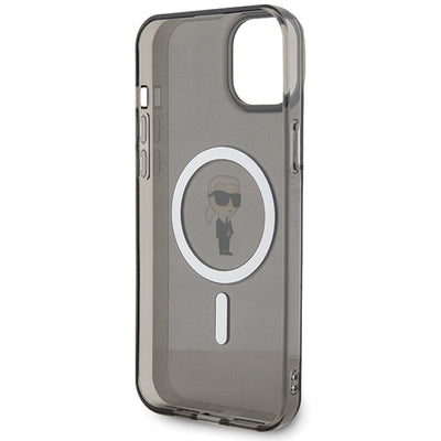 Karl Lagerfeld IML Ikonik MagSafe case for iPhone 15 Plus - black