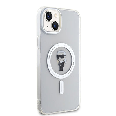 Karl Lagerfeld IML Ikonik MagSafe case for iPhone 15 Plus - transparent