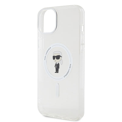 Karl Lagerfeld IML Ikonik MagSafe case for iPhone 15 Plus - transparent