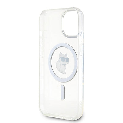 Karl Lagerfeld IML Choupette MagSafe case for iPhone 15 - transparent