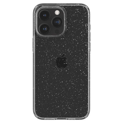 Spigen Liquid Crystal iPhone 15 Pro Max Case - Clear Glitter