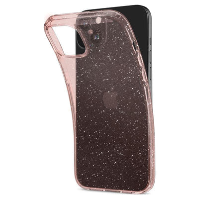 Spigen Liquid Crystal Glitter iPhone 15 Plus Case - Pink/Clear
