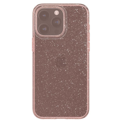 Spigen Liquid Crystal Glitter iPhone 15 Pro Max Case - Pink/Clear