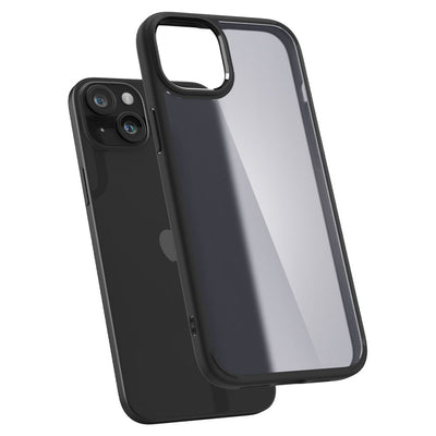 Spigen Ultra Hybrid iPhone 15 Case - Clear Black