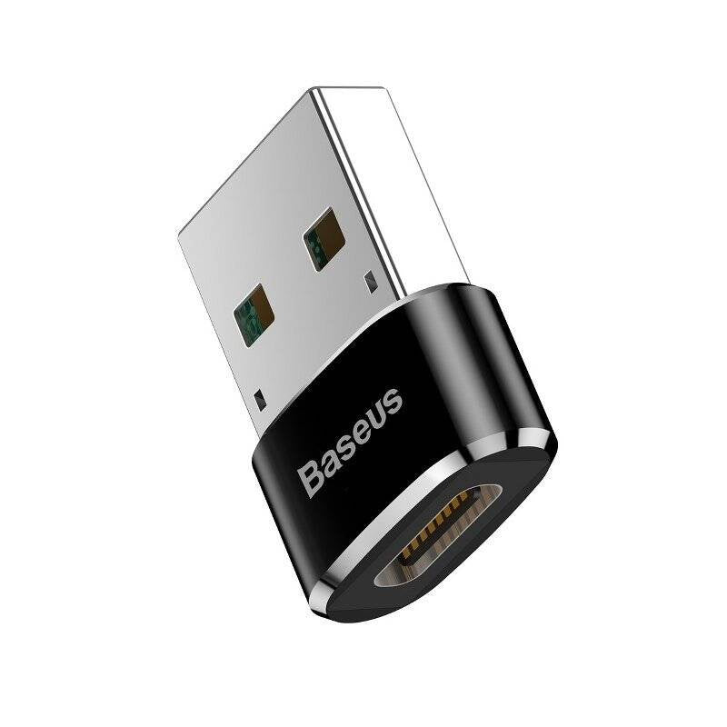 Baseus USB-C to USB-A adapter 3A (Black) - Product Image 6