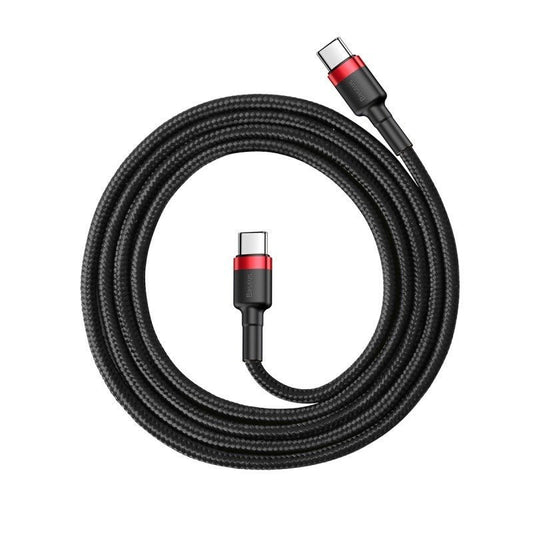 USB-C PD Baseus Cable Cafule PD 2.0 QC 3.0 60W 1m (black and red) - Product Image 2