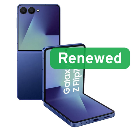 Samsung Renewed | Grade A | Galaxy Z Flip 7 | 256 GB | Blue Shadow | 5G | O