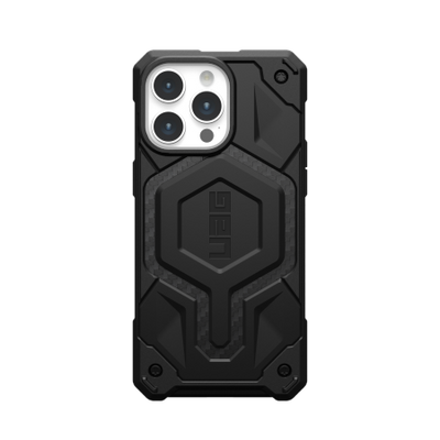 UAG Monarch Pro case with MagSafe for iPhone 15 Pro Max - black carbon
