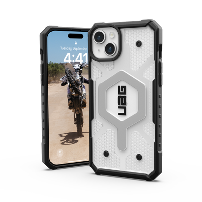 UAG Pathfinder MagSafe case for iPhone 15 Plus - transparent