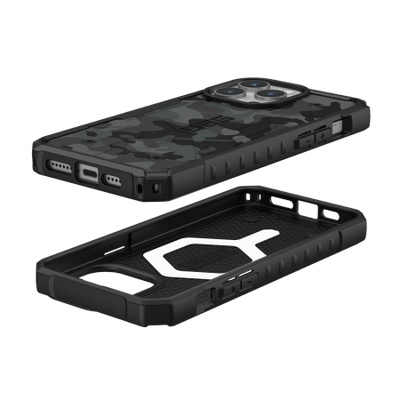 UAG Pathfinder MagSafe case for iPhone 15 Pro Max - black camouflage