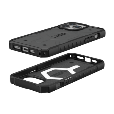 UAG Pathfinder MagSafe case for iPhone 15 Pro Max - silver