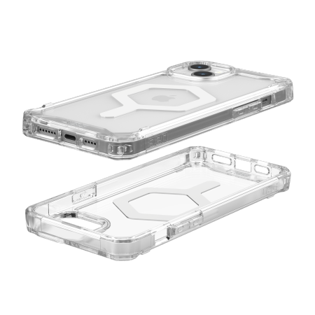 UAG Plyo MagSafe case for iPhone 15 Plus - transparent and white