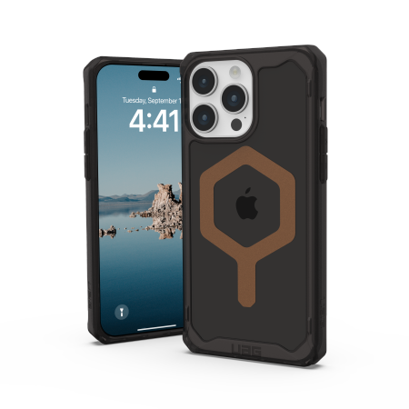 UAG Plyo MagSafe case for iPhone 15 Pro Max - black and brown