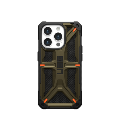 UAG Monarch case for iPhone 15 Pro - green kevlar