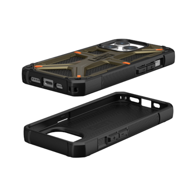 UAG Monarch case for iPhone 15 Pro - green kevlar