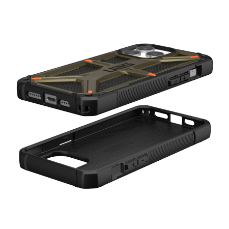 UAG Monarch case for iPhone 15 Pro Max - green kevlar