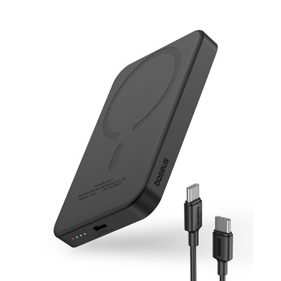 Baseus mini power bank 5000mAh 20W + USB-C cable (20V/3A) - black