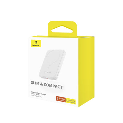 Baseus mini power bank 5000mAh 20W + USB-C cable (20V/3A) - white
