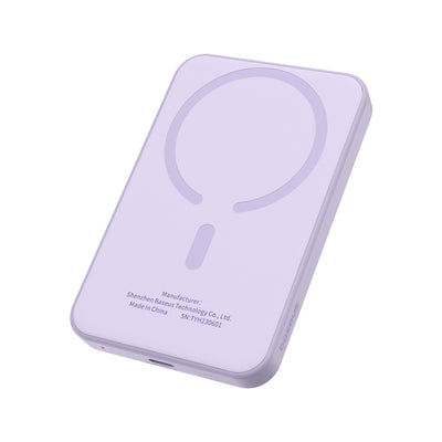 Baseus mini power bank 5000mAh 20W + USB-C cable (20V/3A) - purple