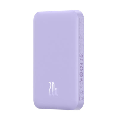 Baseus mini power bank 5000mAh 20W + USB-C cable (20V/3A) - purple