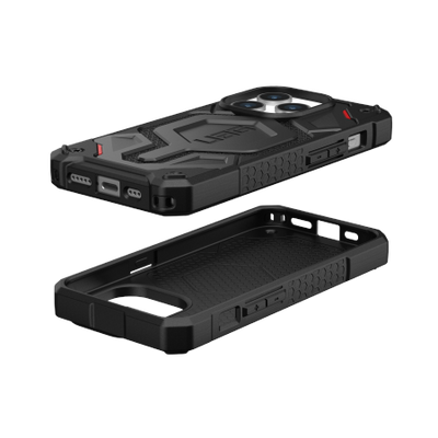 UAG Monarch Pro case with MagSafe for iPhone 15 Pro - black kevlar