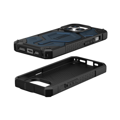 UAG Monarch Pro case with MagSafe for iPhone 15 Pro - dark blue