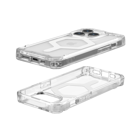 UAG Plyo MagSafe case for iPhone 15 Pro - transparent and white