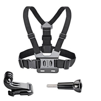 Adjustable sports camera harness - black — Hurtel