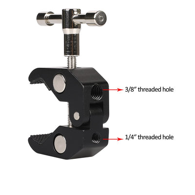 Clamp holder for camera, camera, microphone — Hurtel