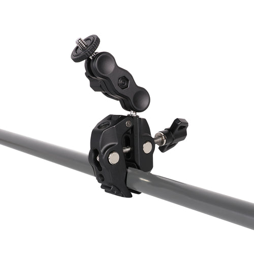 Phone and sports camera holder with clamp — Hurtel