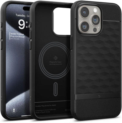 Caseology Parallax Mag Case with MagSafe for iPhone 15 Pro - Matte Black — Spigen
