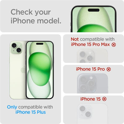 Spigen Glas.tR EZ Fit Privacy Tempered Glass for iPhone 15 Plus