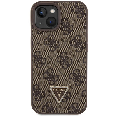 Guess GUHCP15MP4TDSCPW iPhone 15 Plus 6.7" brown/brown hardcase Crossbody 4G Metal Logo