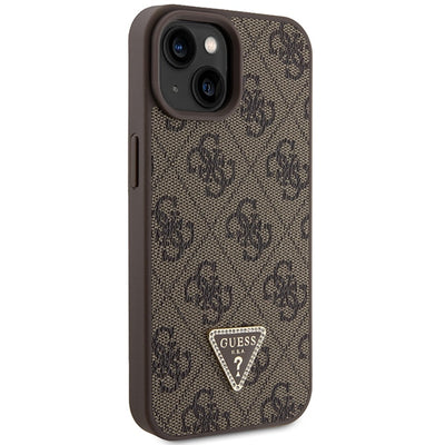 Guess GUHCP15MP4TDSCPW iPhone 15 Plus 6.7" brown/brown hardcase Crossbody 4G Metal Logo