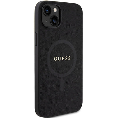 Guess GUHMP15MPSAHMCK iPhone 15 Plus 6.7" black/black hardcase Saffiano MagSafe