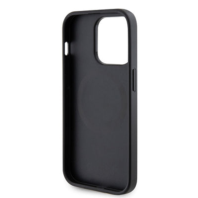 Guess GUHMP15XPSAHMCK iPhone 15 Pro Max 6.7" black/black hardcase Saffiano MagSafe