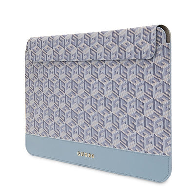 Guess GCube Stripes case for a 16" laptop - blue