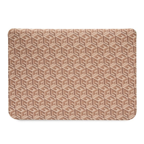 Guess GCube Stripes case for a 16" laptop - brown