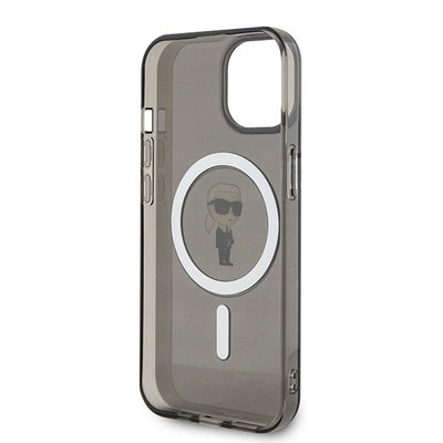 Karl Lagerfeld IML Ikonik MagSafe case for iPhone 15 - black