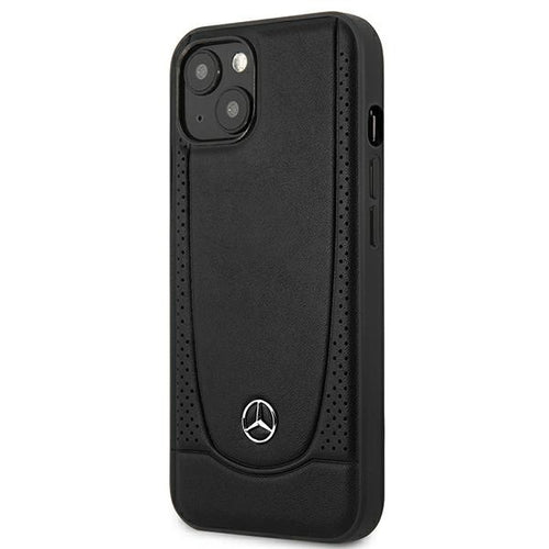 Mercedes MEHCP15MARMBK iPhone 15 Plus 6.7&quot; black/black hardcase Leather Urban