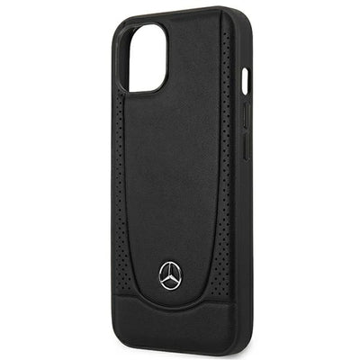 Mercedes MEHCP15MARMBK iPhone 15 Plus 6.7&quot; black/black hardcase Leather Urban