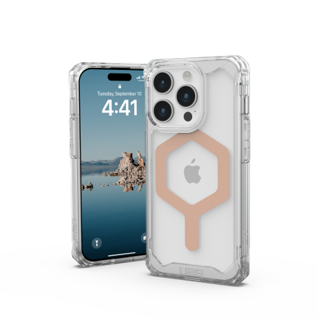 UAG Plyo MagSafe case for iPhone 15 Pro - transparent and pearl