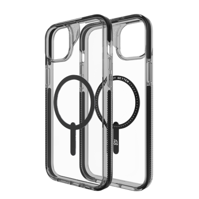 ZAGG Santa Cruz Snap case with MagSafe for iPhone 15 Plus / 14 Plus - black