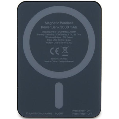 Powerbank Mercedes Stars Pattern MagSafe 5W 3000mAh - black