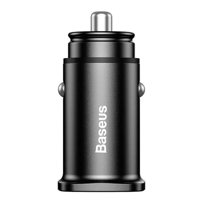 Ładowarka samochodowa Baseus Square 2xUSB QC3.0 5A 30W (czarna) - Product Image 1