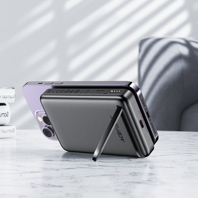 Acefast M6 PD 20W 10000mAh Inductive Powerbank + Cable - Black