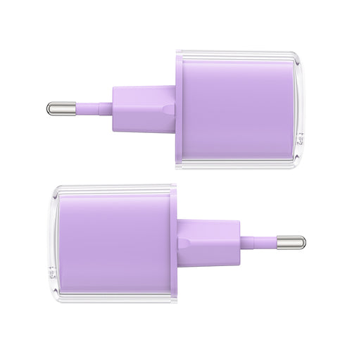 Acefast A53 PD 30W GaN USB-C charger with display - purple