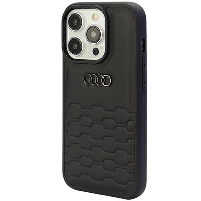 Audi GT Synthetic Leather case for iPhone 15 Pro - black
