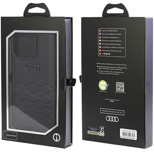 Audi GT Synthetic Leather case for iPhone 15 Pro Max - black